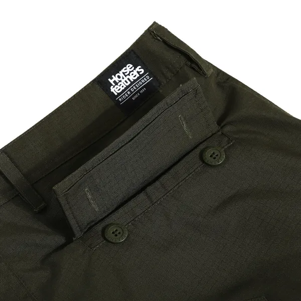HORSEFEATHERS Nohavice Captain II - khaki GREEN velikost 36