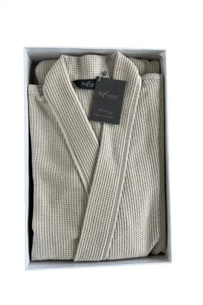 Soft Cotton Vaflový unisex župan PIQUE