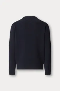 Sveter Hackett London Harry Knit Crew Midnight Blue