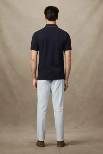 Tričko Hackett London Heritage Crest  Logo Midnight Blue