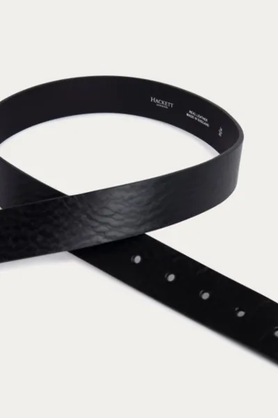 Opasok Hackett London Tack Stitch H Keeper Black