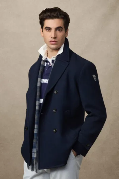 Bunda Hackett London Greenwich Peacoat Midnight Blue