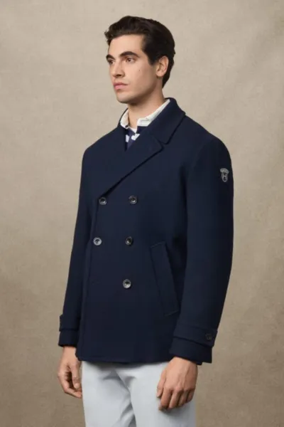 Bunda Hackett London Greenwich Peacoat Midnight Blue