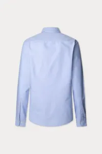 Košeľa Hackett London Washed Oxford Sky Blue