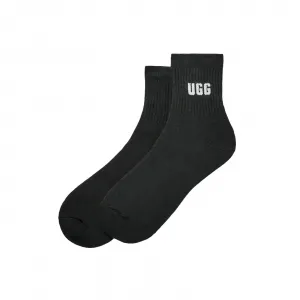UGG Quinlin Logo Quarter 2 Pack "White Black" (1171623-WHITE-BLACK)