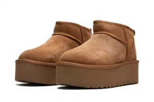 UGG Classic Ultra Mini Platform Boot W "Chestnut" (1135092-CHESTNUT)