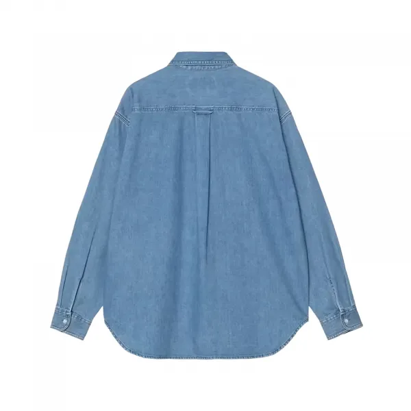 Carhartt WIP L/S Lucas Shirt "Blue Stone Washed" (I034525-0106)