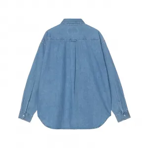 Carhartt WIP L/S Lucas Shirt "Blue Stone Washed" (I034525-0106)