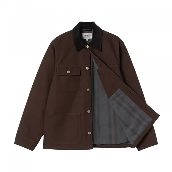 Carhartt WIP Michigan Coat "Tobacco Black" (I015261-1YL01)