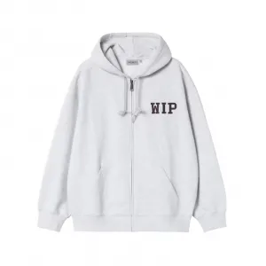 Carhartt WIP Hooded Mini WIP Sweat Jacket "Ash Heather" (I035619-48206)