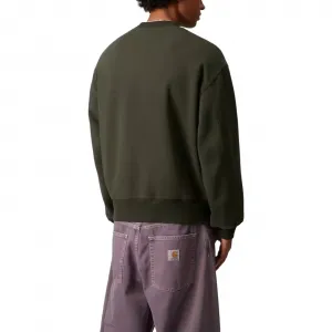 Carhartt WIP Detroit Sweatshirt "Olive Stone Washed" (I035547-4906)