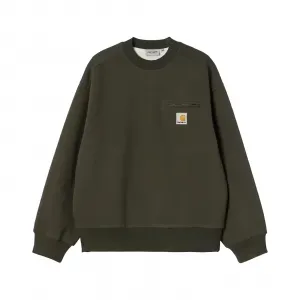 Carhartt WIP Detroit Sweatshirt "Olive Stone Washed" (I035547-4906)