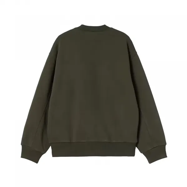 Carhartt WIP Detroit Sweatshirt "Olive Stone Washed" (I035547-4906)