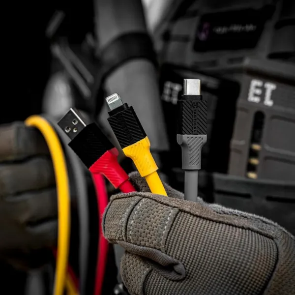 Kábel USB-A/USB-C - 1m - Sivá H31178