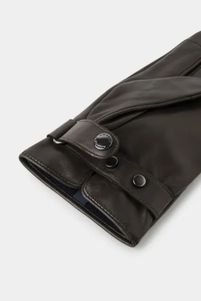 Rukavice Hackett London Commuter Touch Glove Brown