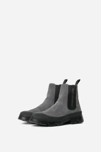 Členková Obuv Karl Lagerfeld Jeans Trekka Mens Rsg Mid Gore Boot Dark Grey Suede