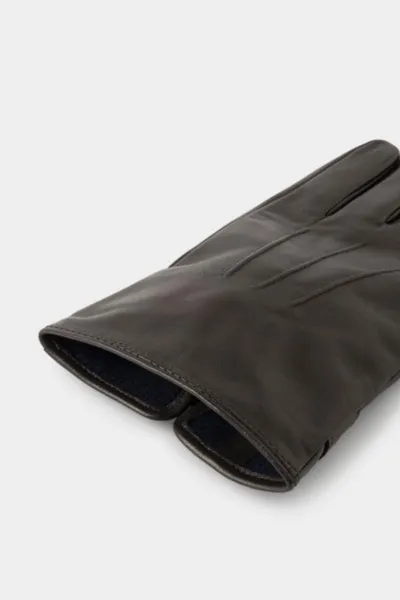 Rukavice Hackett London Commuter Touch Glove Brown