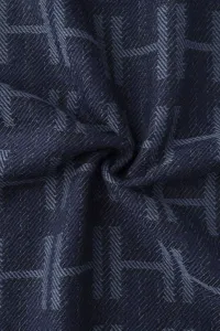 Šál Hackett London H Brnd Scarf Ink Blue