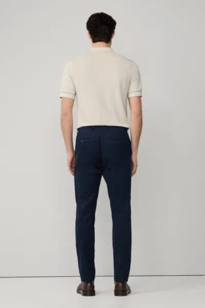 Nohavice Hackett London C Chino Kensington Navy Blazer