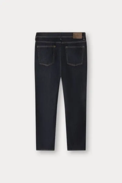 Džínsy Hackett London Rinse Wash Denim Denim Blue