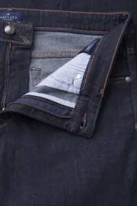 Džínsy Hackett London Rinse Wash Denim Denim Blue