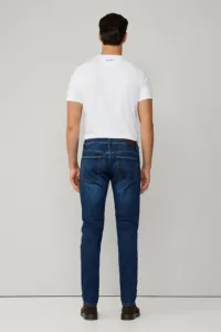 Džínsy Hackett London Powerflex Vntge Wsh Denim Blue
