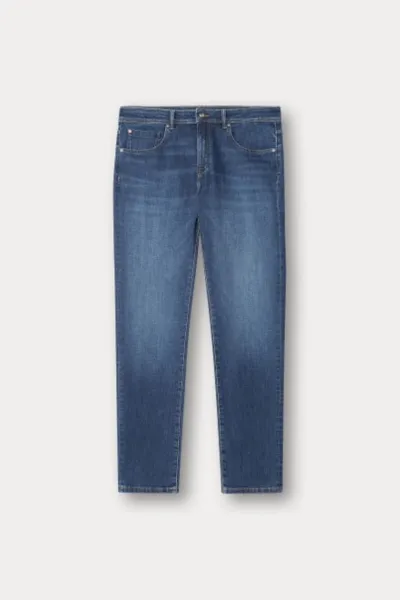 Džínsy Hackett London Powerflex Vntge Wsh Denim Blue