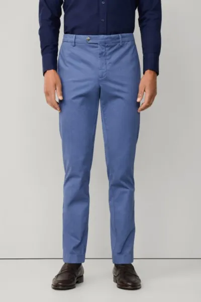 Nohavice Hackett London Chino Kensington Eton Blue