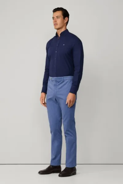 Nohavice Hackett London Chino Kensington Eton Blue
