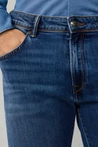 Džínsy Hackett London Vintage Wash Denim Denim Blue