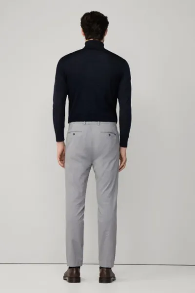 Nohavice Hackett London Chino Kensington Metal Grey
