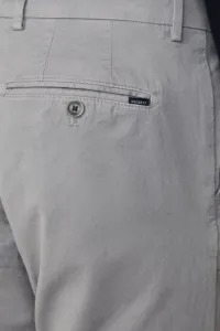 Nohavice Hackett London Chino Kensington Metal Grey