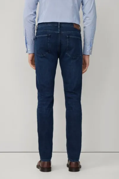Džínsy Hackett London Lux Dk Denim Denim Blue