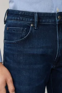 Džínsy Hackett London Lux Dk Denim Denim Blue