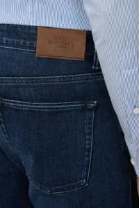 Džínsy Hackett London Lux Dk Denim Denim Blue