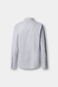 Košeľa Hackett London Brushed Gingham Steel Blue