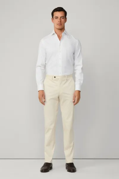 Košeľa Hackett London Formal Hbone Optic White