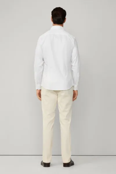 Košeľa Hackett London Formal Hbone Optic White