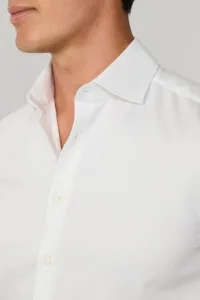 Košeľa Hackett London Formal Hbone Optic White