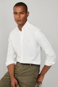 Košeľa Hackett London Ess Gmt Dyed Oxford White