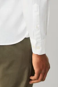 Košeľa Hackett London Ess Gmt Dyed Oxford White