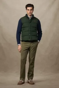 Vesta Hackett London Heritage Gilet Duck Green