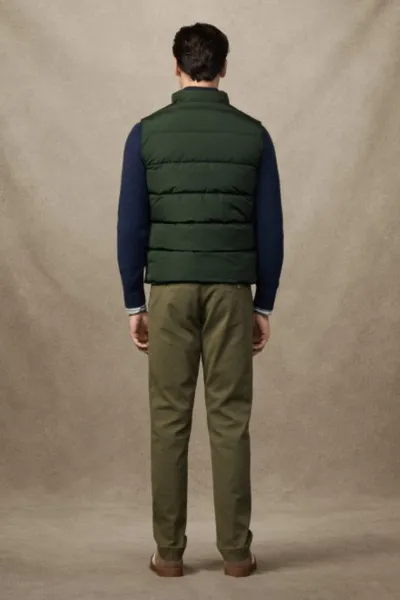 Vesta Hackett London Heritage Gilet Duck Green