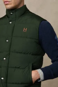 Vesta Hackett London Heritage Gilet Duck Green