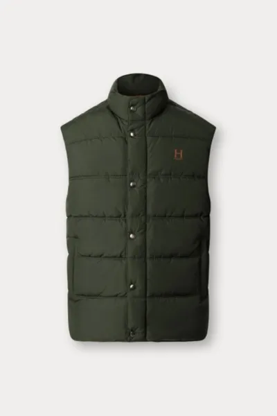 Vesta Hackett London Heritage Gilet Duck Green