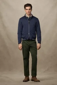 Bunda Hackett London Heritage Logo Blouson Midnight Blue