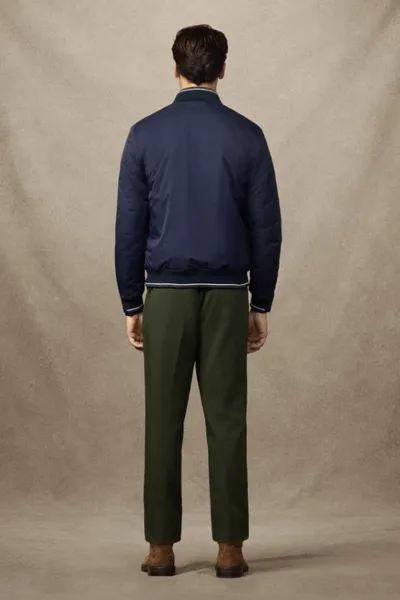 Bunda Hackett London Heritage Logo Blouson Midnight Blue