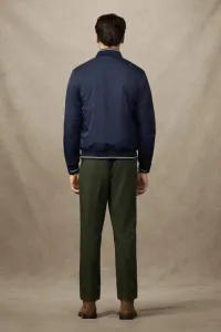 Bunda Hackett London Heritage Logo Blouson Midnight Blue