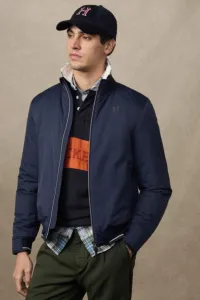 Bunda Hackett London Heritage Logo Blouson Midnight Blue