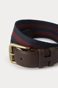 Opasok Hackett London Cotton Stripe Belt Midnight Blue